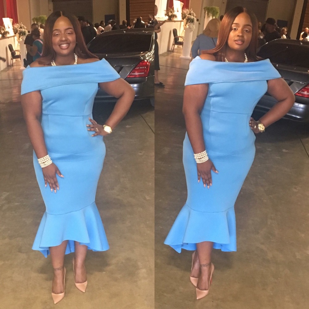 Peplum Hem Dress